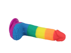 7.5" Pride Dildo - Rainbow by Viben from LoveMart Co.