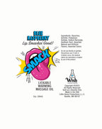 Smack Warming and Lickable Massage Oil - Raspberry 2 Oz by Little Genie from LoveMart Co.