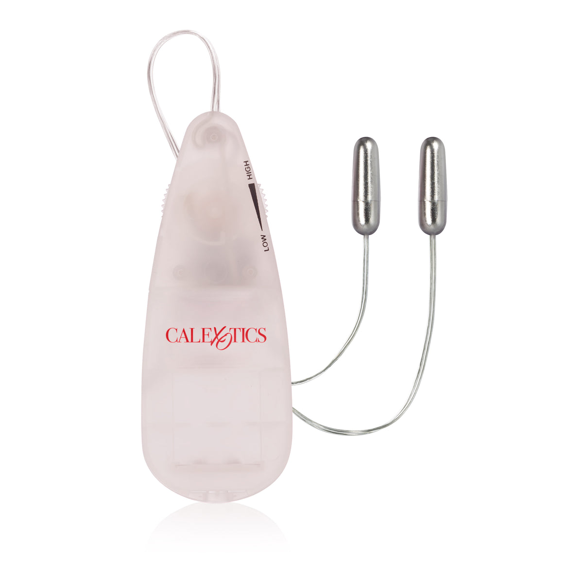 Pocket Exotics Dual Heated Whisper Bullets - Clear by CalExotics from LoveMart Co.