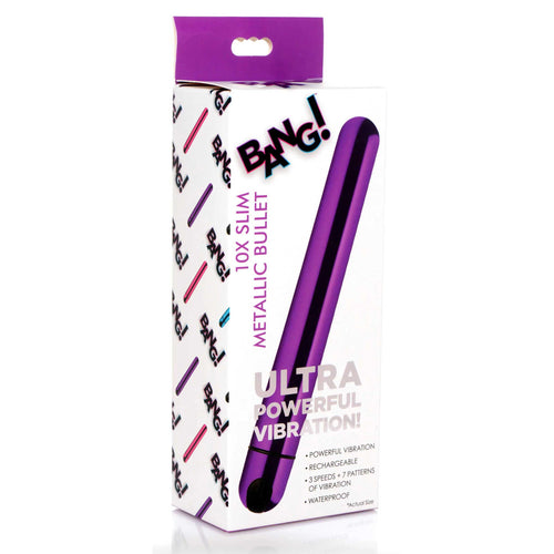 10x Slim Metallic Bullet by XR Brands from LoveMart Co.