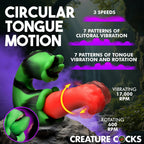 Tongue Lasher Silicone Vibrator by XR Brands from LoveMart Co.
