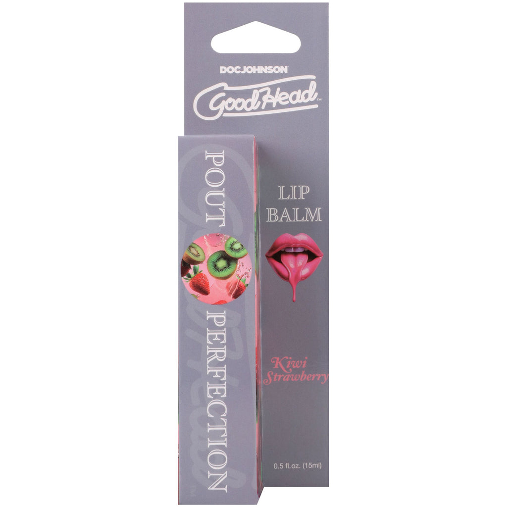 Goodhead - Pout Perfection - Lip Balm - Kiwi Strawberry - 0.50oz by Doc Johnson from LoveMart Co.