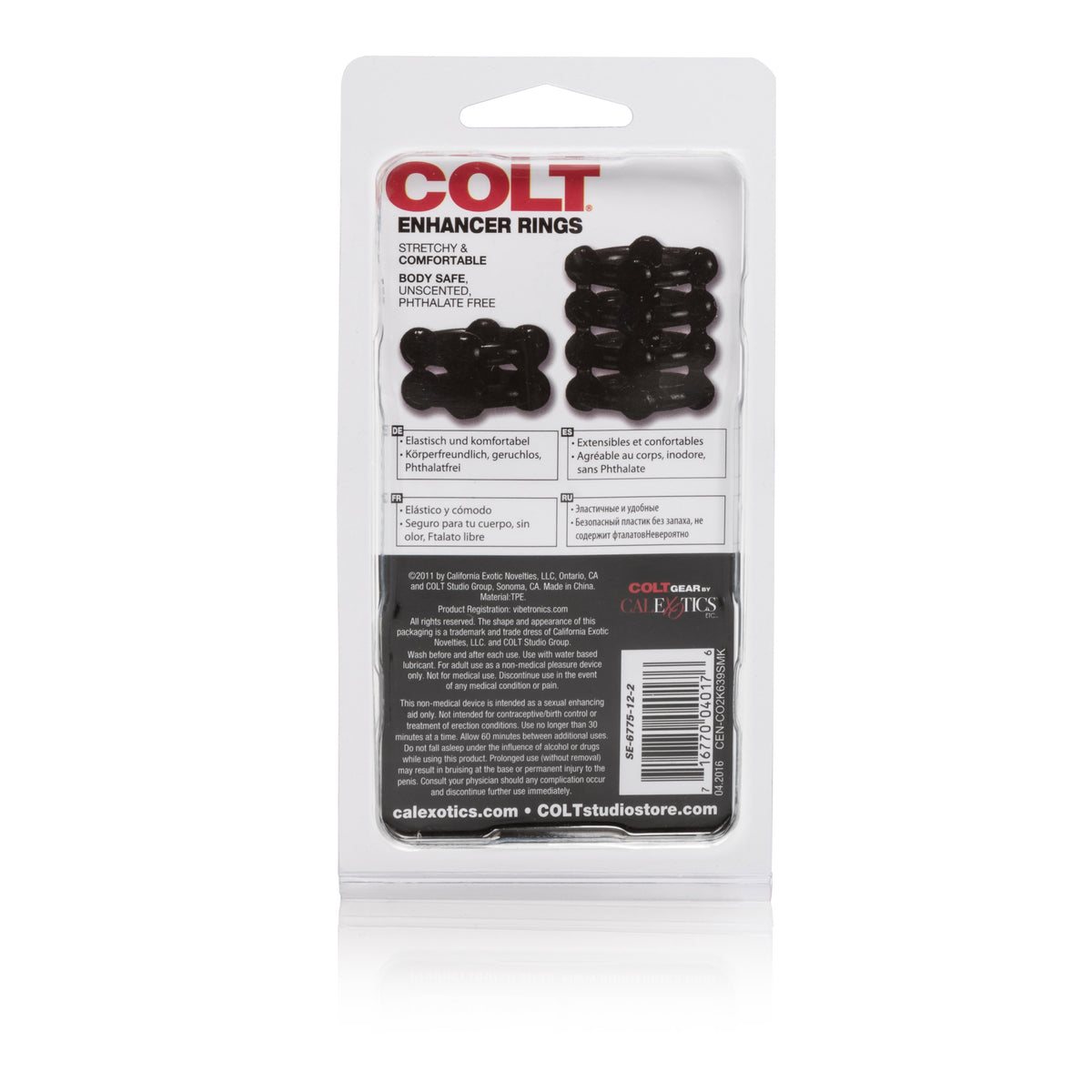 Colt Enhancer Ring - Smoke by CalExotics from LoveMart Co.