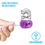 Play With Me - Pleaser Rechargeable C-Ring by Blush from LoveMart Co.
