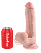 9 Inch Triple Density Cock With Swinging Balls - Light by Pipedream from LoveMart Co.