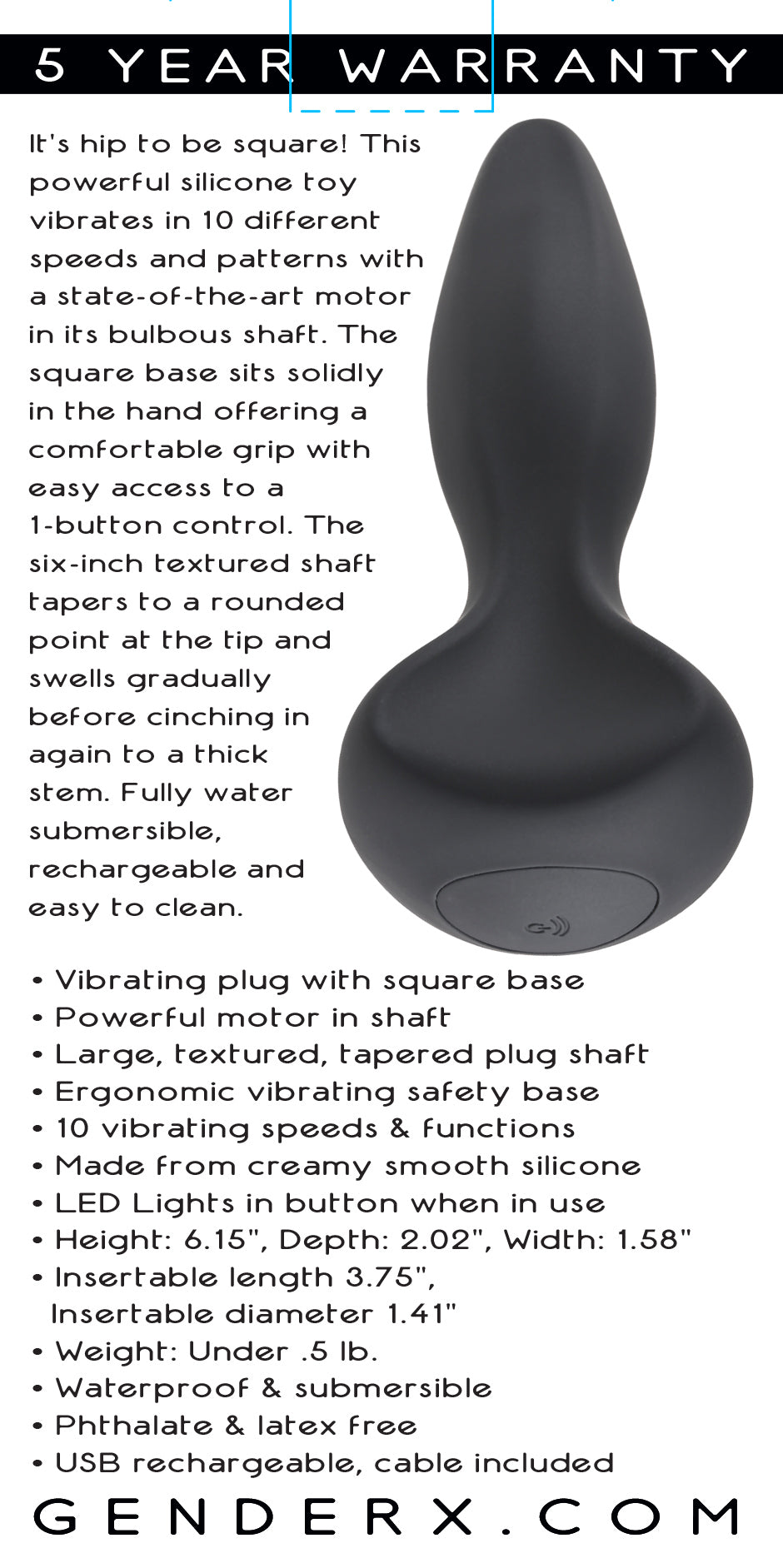 Hip to Be Square by Evolved Novelties from LoveMart Co.