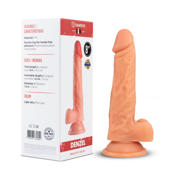 Raw Realistic Dildo Denzel - Light by Camtoyz from LoveMart Co.