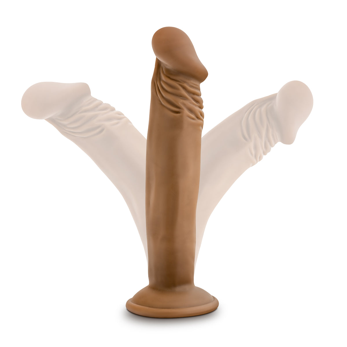 Dr. Skin - Dr. Small - 6 Inch Dildo - Mocha by Blush from LoveMart Co.