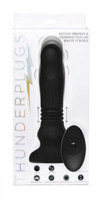 Silicone Swelling & Thrusting Plug With Remote Control by XR Brands from LoveMart Co.
