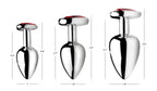Red Heart Gem Anal Plug Set by XR Brands from LoveMart Co.