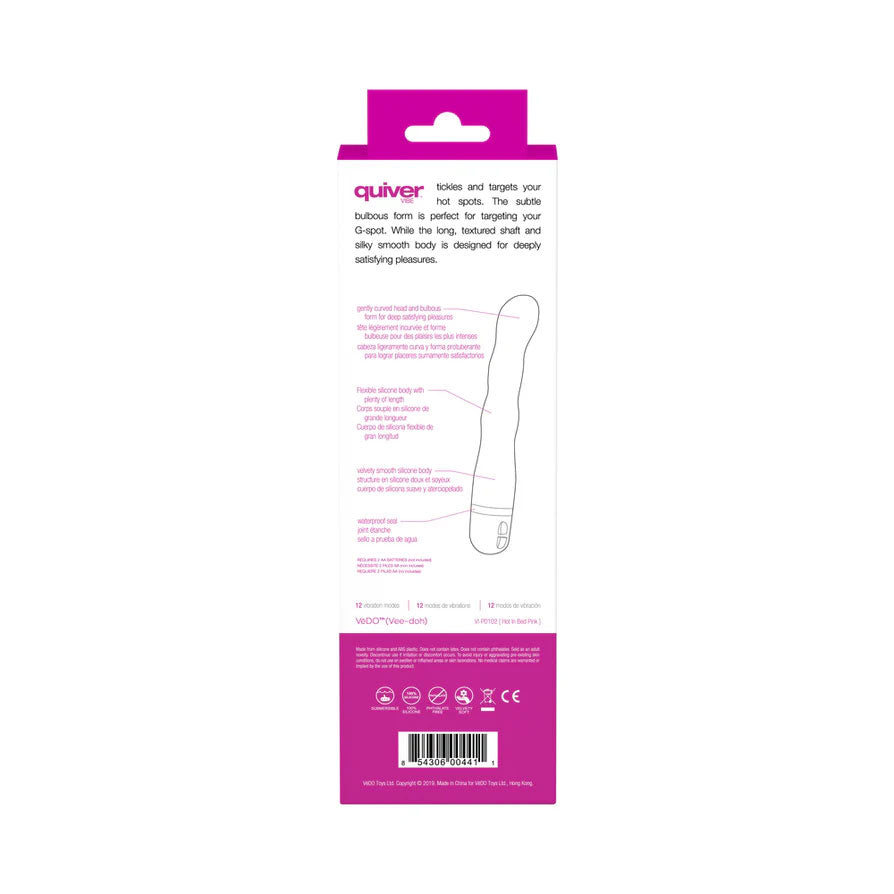 Quiver Vibrator - Hot in Bed by VeDO from LoveMart Co.