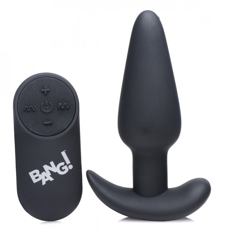 21x Silicone Butt Plug With Remote by XR Brands from LoveMart Co.