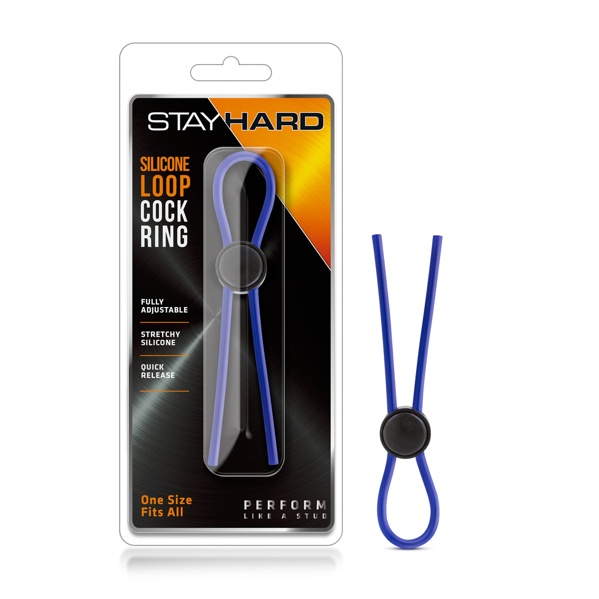 Stay Hard - Silicone Loop Cock Ring by Blush from LoveMart Co.