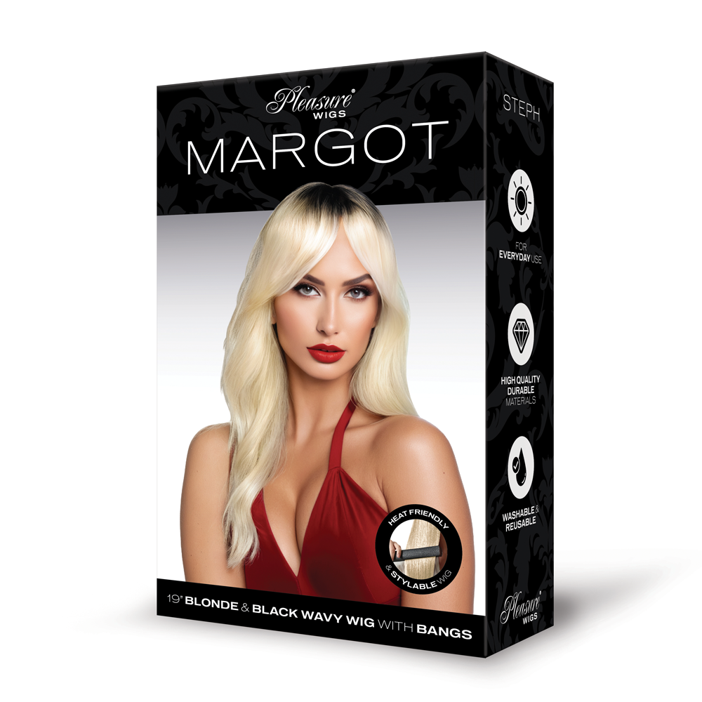 Margot Premium Stylable Wig - Blonde / Black by XGEN from LoveMart Co.