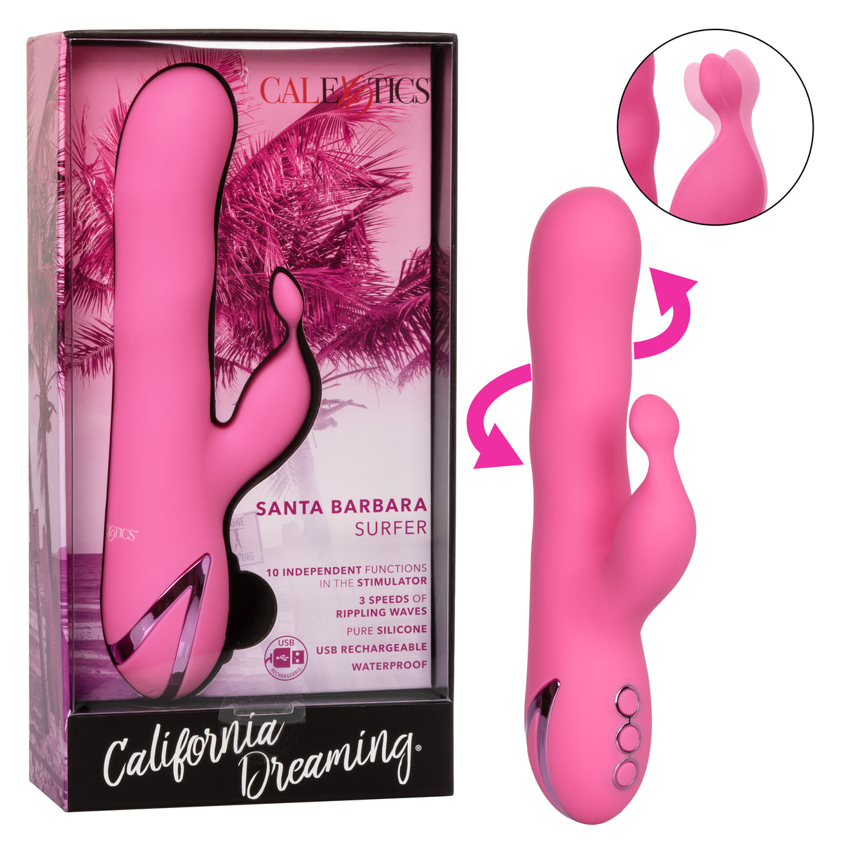 California Dreaming Santa Barbara Surfer by CalExotics from LoveMart Co.