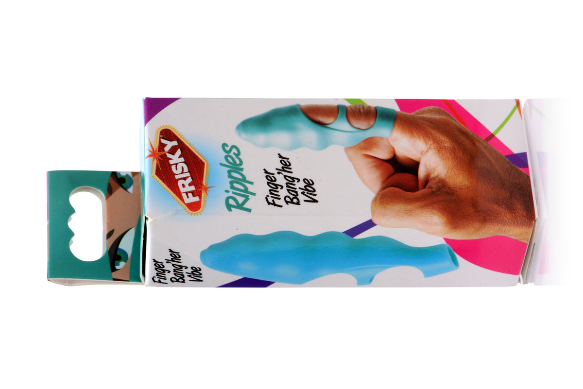 Ripples Finger Bang-Her Vibe - Teal by XR Brands from LoveMart Co.