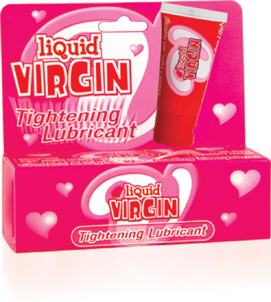 Liquid Virgin 1 Oz Bottle Hang Tab Box - Strawberry Scented by Hott Products from LoveMart Co.