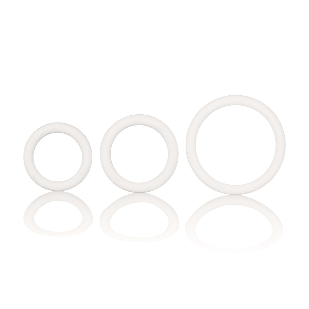 Rubber Ring 3 Piece Set by CalExotics from LoveMart Co.