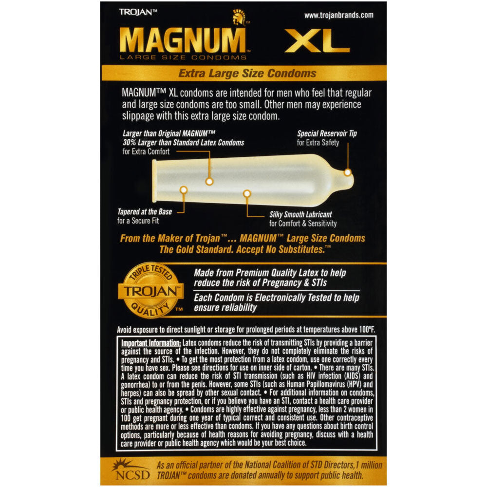 Trojan Magnum XL - 12 Pack by Paradise Marketing from LoveMart Co.