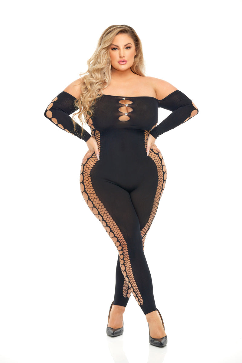 Bodystocking - Queen Size by Pink Lipstick from LoveMart Co.