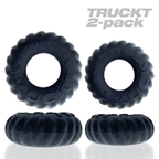 Truckt 2 Piece Cockring Set Atomic Jock - Night by Oxballs from LoveMart Co.