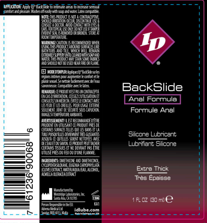 ID Backslide Silicone Lubricant 1 Oz by ID - Lubricants from LoveMart Co.
