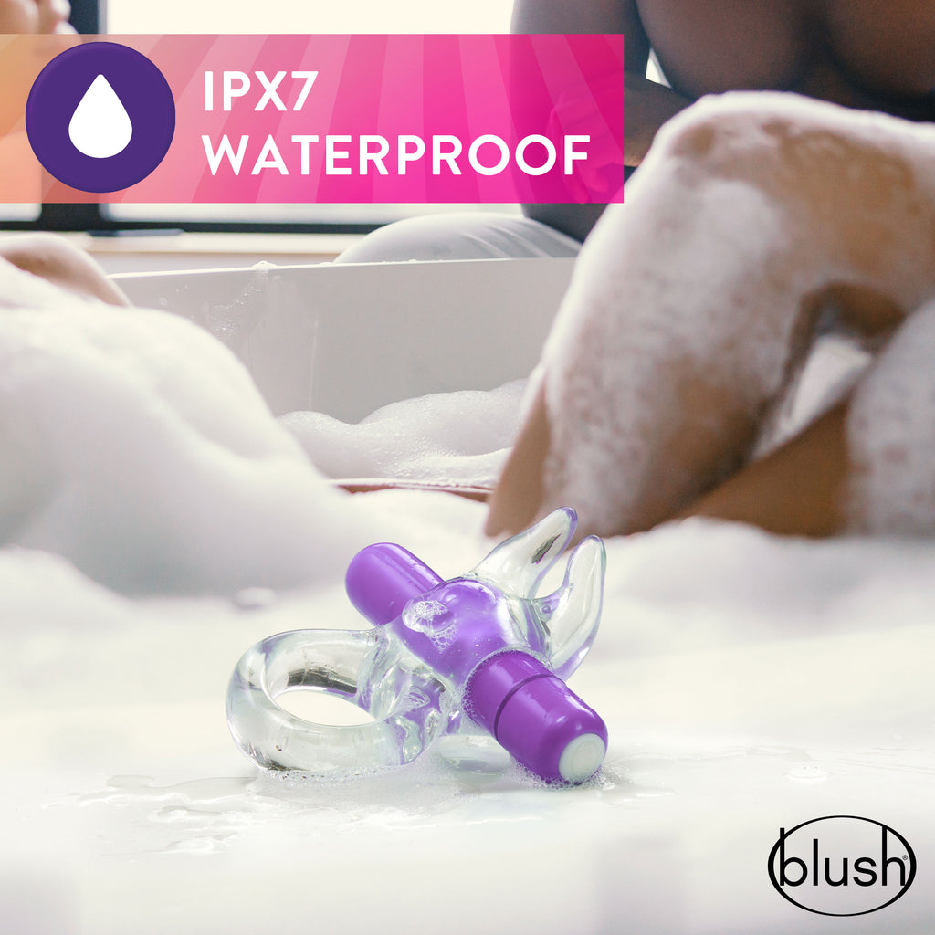 Play With Me Bull Vibrating C-Ring by Blush from LoveMart Co.