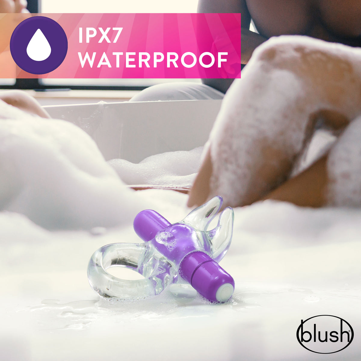 Play With Me Bull Vibrating C-Ring by Blush from LoveMart Co.