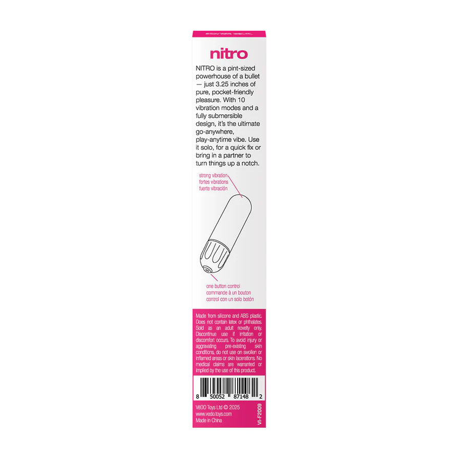 Nitro Rechargeable Bullet by VeDO from LoveMart Co.