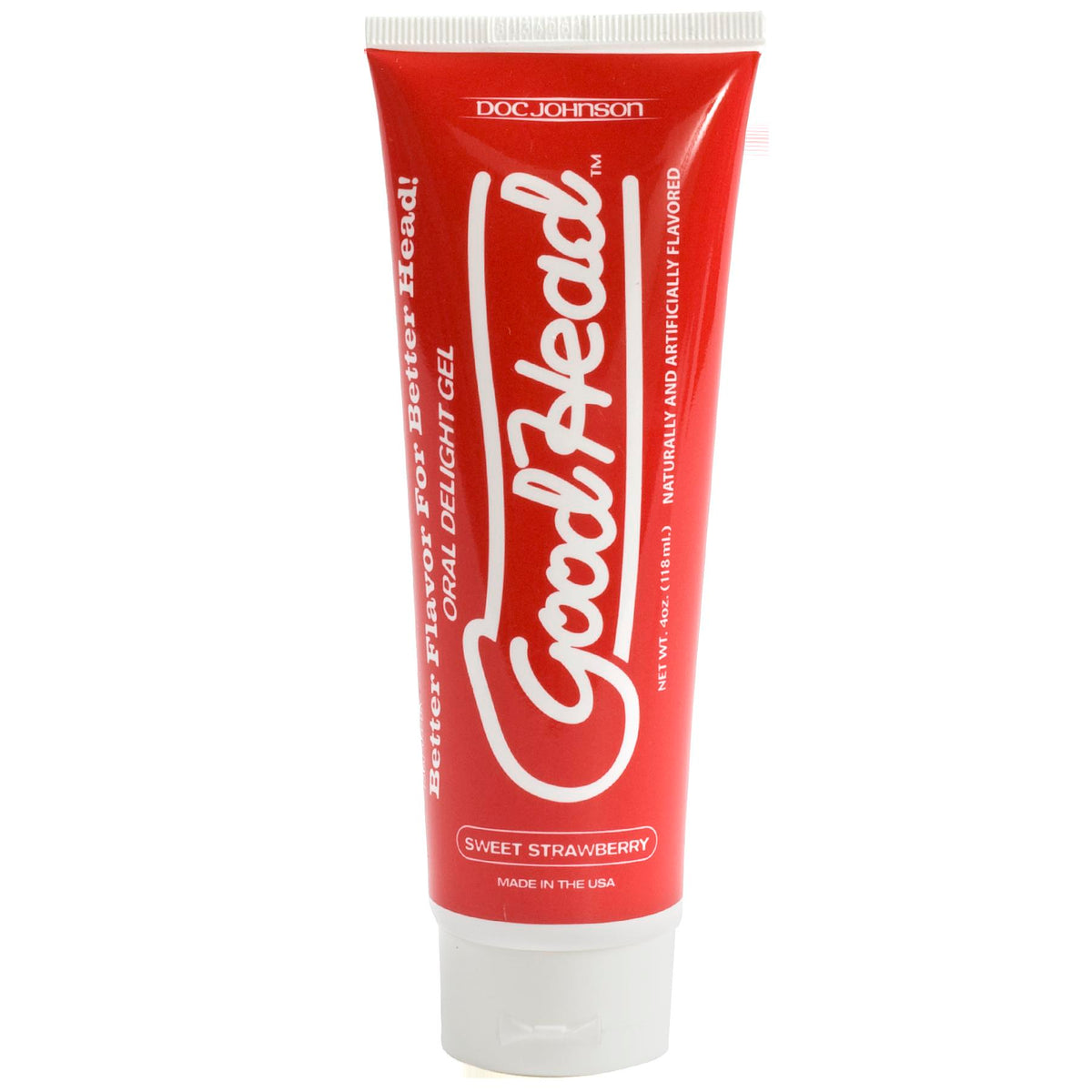 Good Head Oral Delight Gel 4 Oz - Sweet Strawberry by Doc Johnson from LoveMart Co.