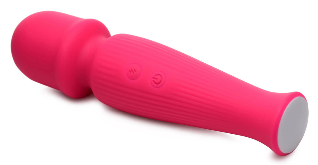 Silicone Wand Massager - Magenta by Curve Toys from LoveMart Co.