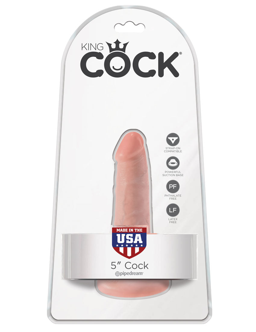 King Cock 5 Inch Cock - Light by Pipedream from LoveMart Co.
