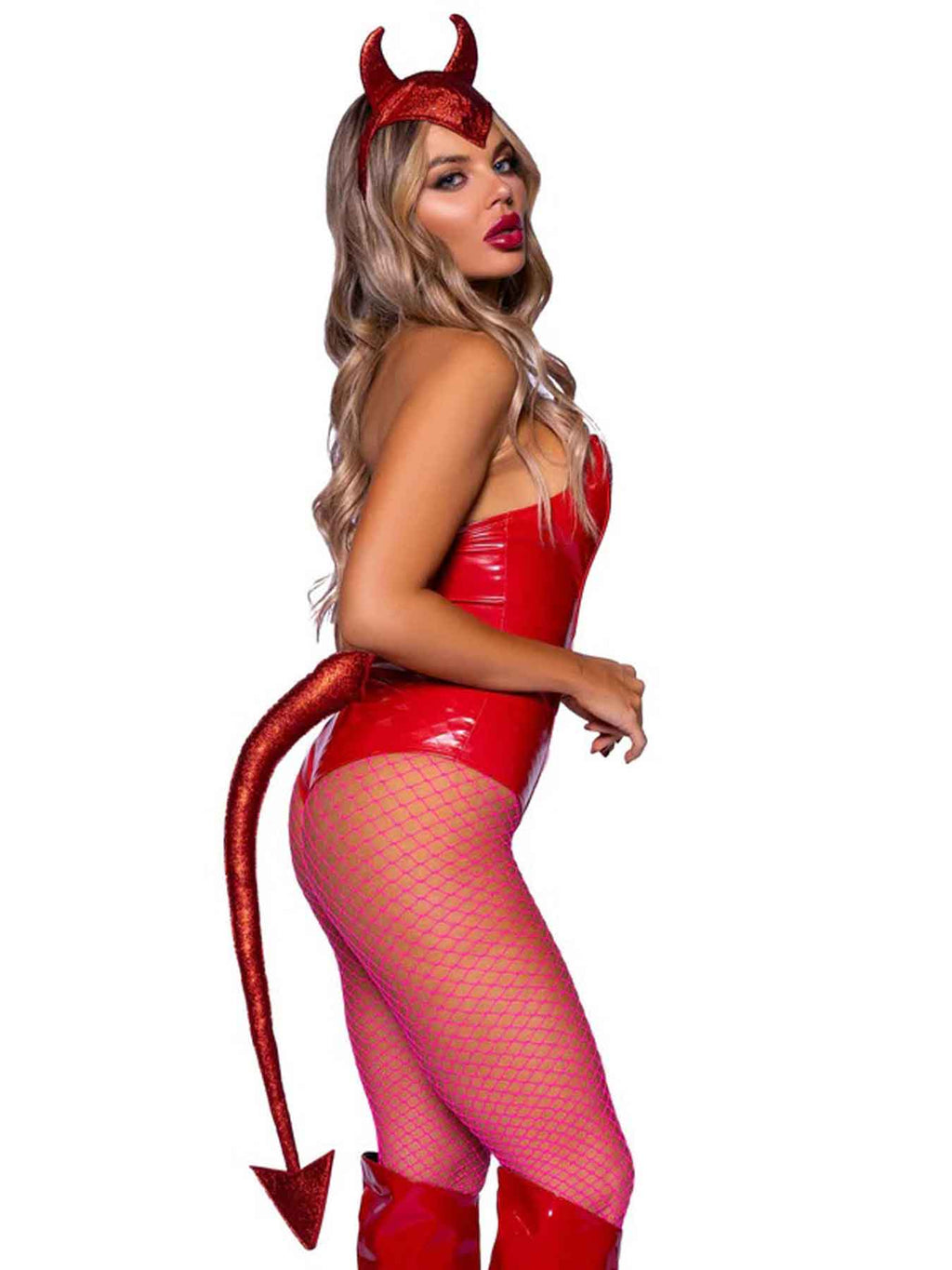 Devil Horns Headband and Tail Set by Leg Avenue from LoveMart Co.