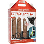 Vac-U-Lock - Dual Density Ultraskyn Set - Caramel by Doc Johnson from LoveMart Co.
