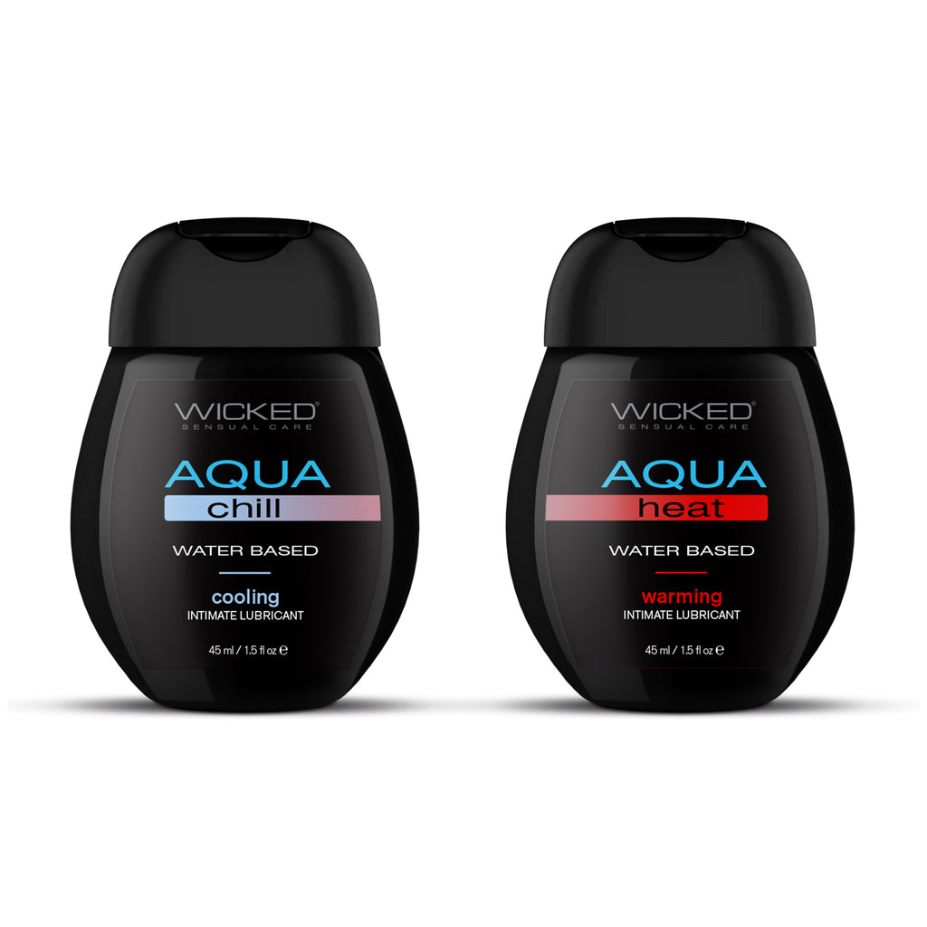 Sensation Kit Cooling and Warming Intimate Lubricants 1.5 Fl Oz by Wicked Sensual Care from LoveMart Co.