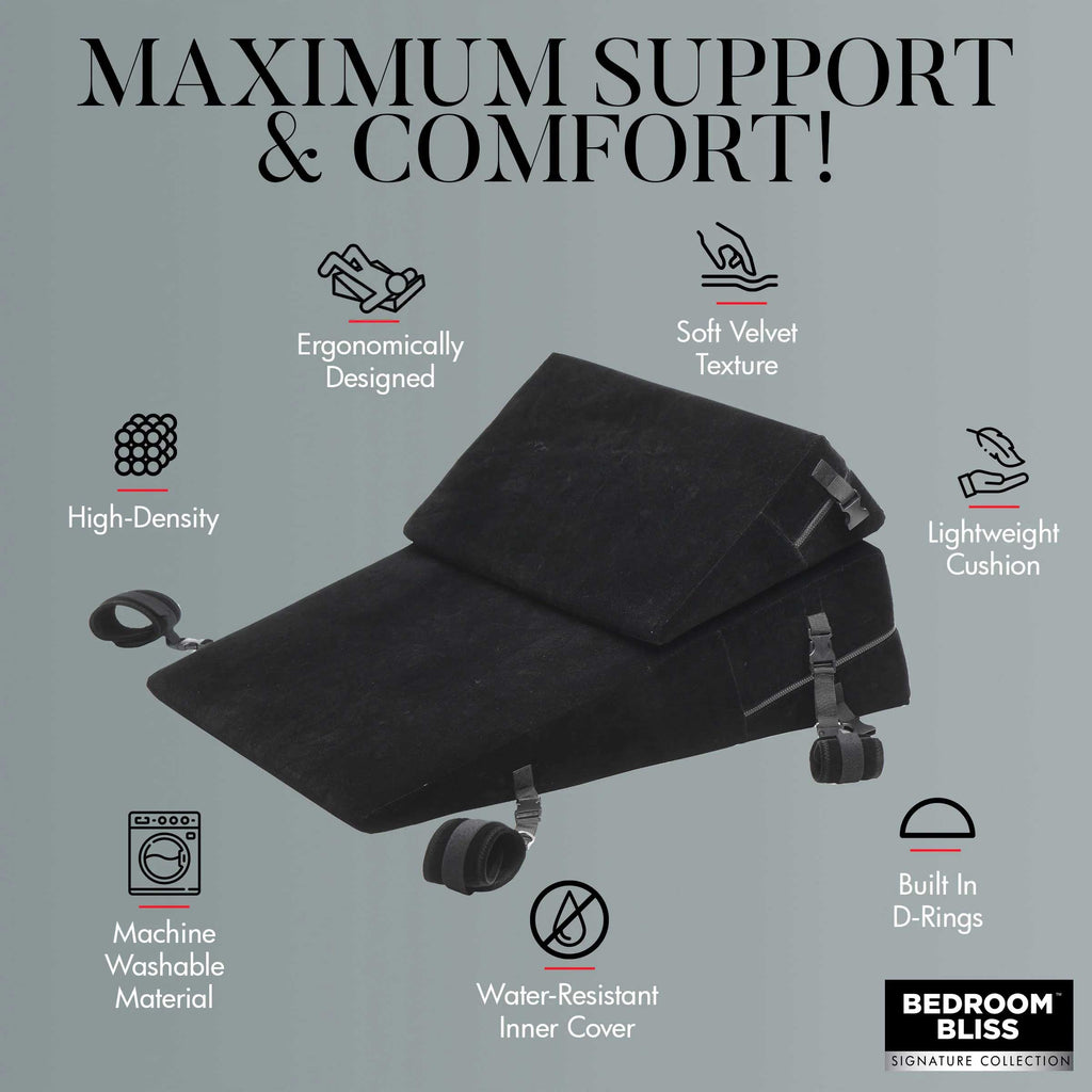 Bondage Cushion Set Bondage Foam Wedge Pillow Set by XR Brands from LoveMart Co.