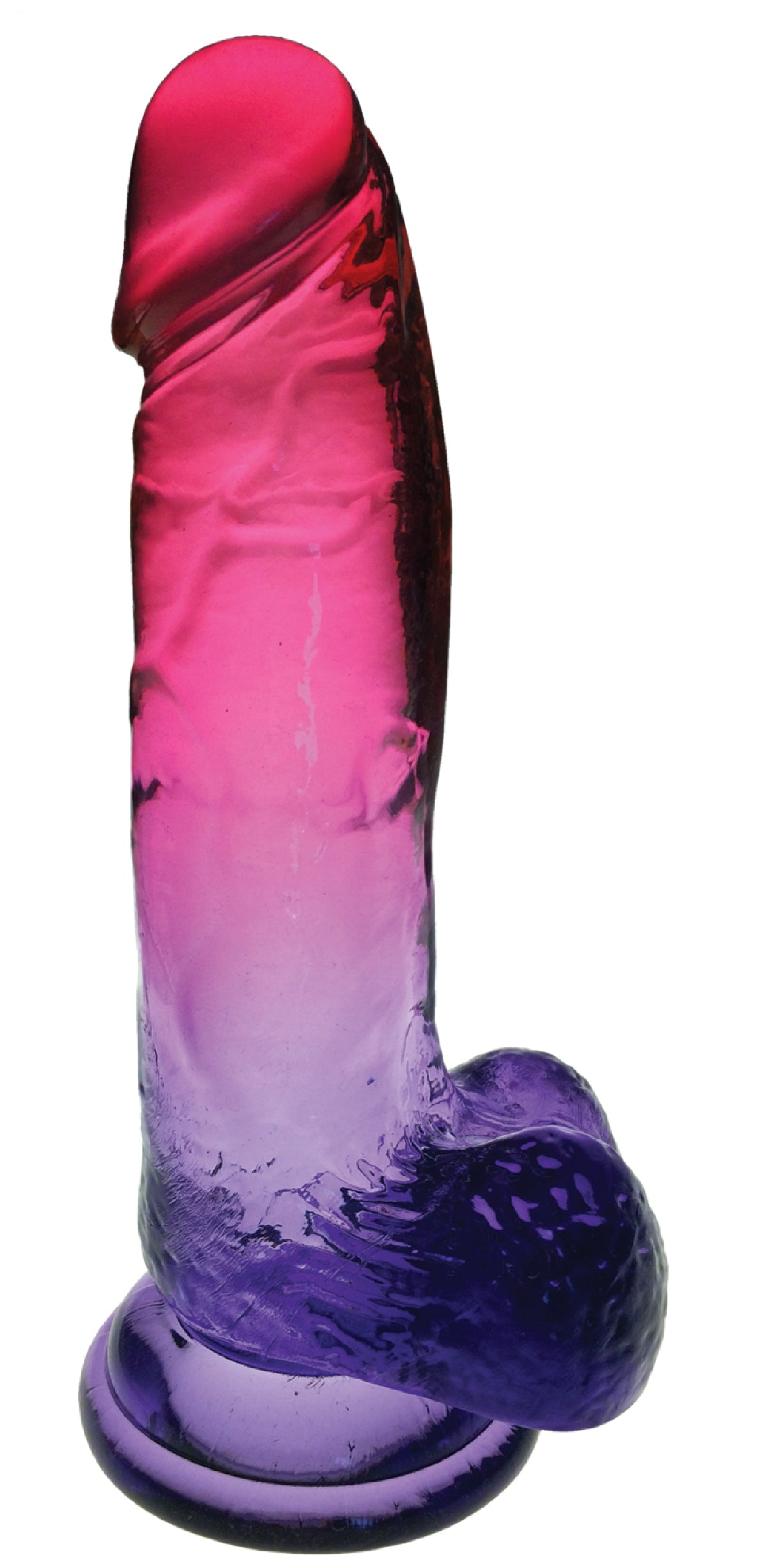 Shades - 8 Inch Gradient Dong - Pink and Plum by Icon Brands from LoveMart Co.