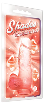 Shades - 6 Inch Gradient Dong - Coral by Icon Brands from LoveMart Co.