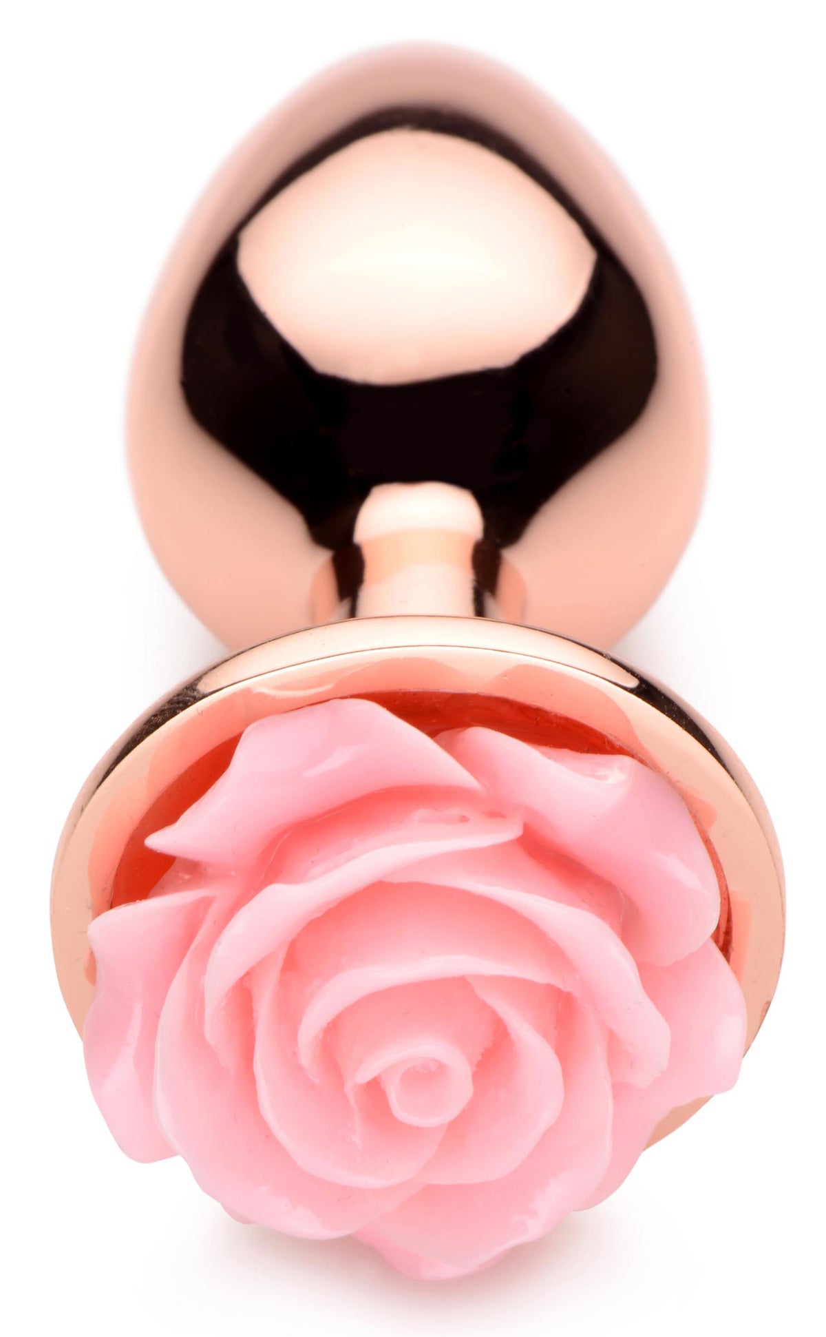 Pink Rose Anal Plug - Small by XR Brands from LoveMart Co.