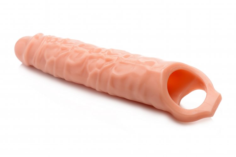 3 Inch Extender Sleeve - Flesh by XR Brands from LoveMart Co.