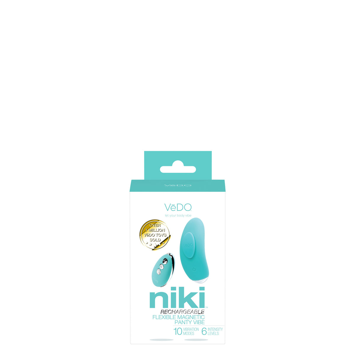 Niki Rechargeable Flexible Magnetic Panty Vibe by VeDO from LoveMart Co.