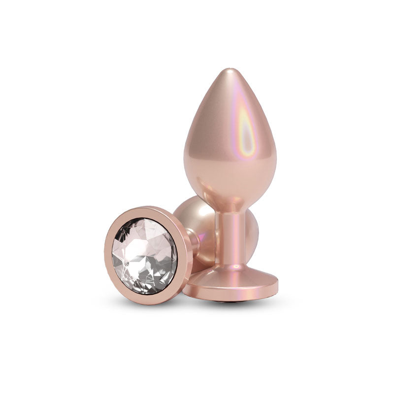 Rear Assets - Iridescent Champagne - Medium - Clear by nsnovelties from LoveMart Co.