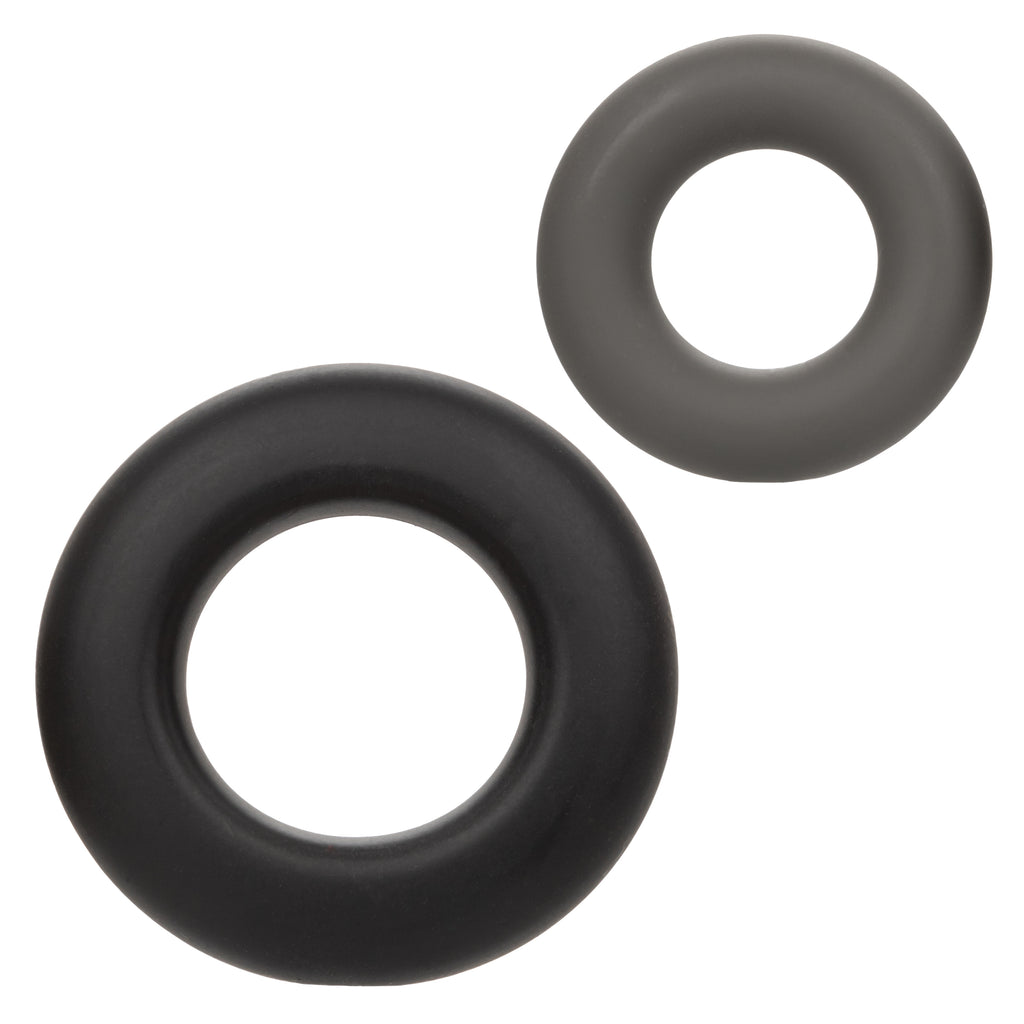 Alpha Liquid Silicone Prolong Set of 2 - /gray by CalExotics from LoveMart Co.