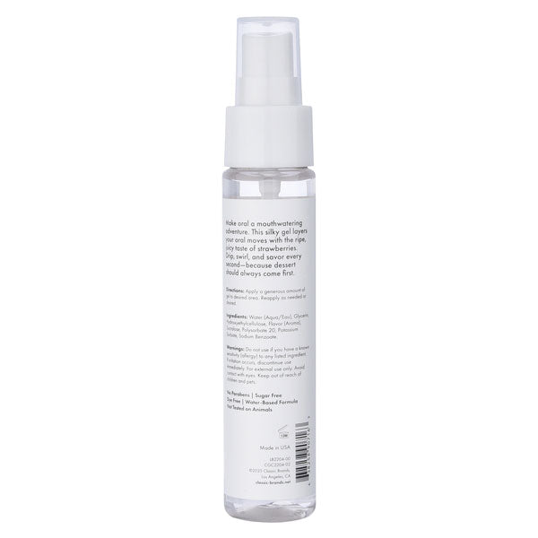 Blow Me Strawberry Oral Sex Gel - 2oz by Classic Brands from LoveMart Co.