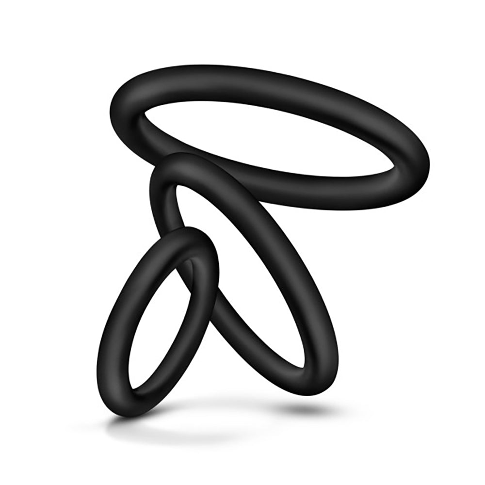 Performance - Vs4 Pure Premium Silicone Cockring Set by Blush from LoveMart Co.