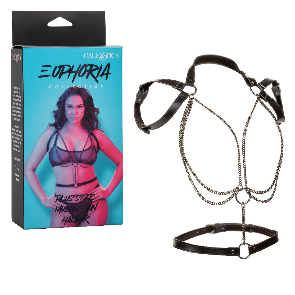 Euphoria Collection Plus Size Multi Chain Halter by CalExotics from LoveMart Co.