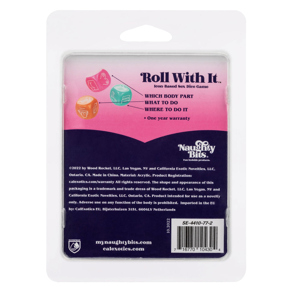 Naughty Bits Roll With It Icon - Based Sex Dice Game by CalExotics from LoveMart Co.