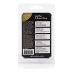 Leather 3-Snap Ring by CalExotics from LoveMart Co.