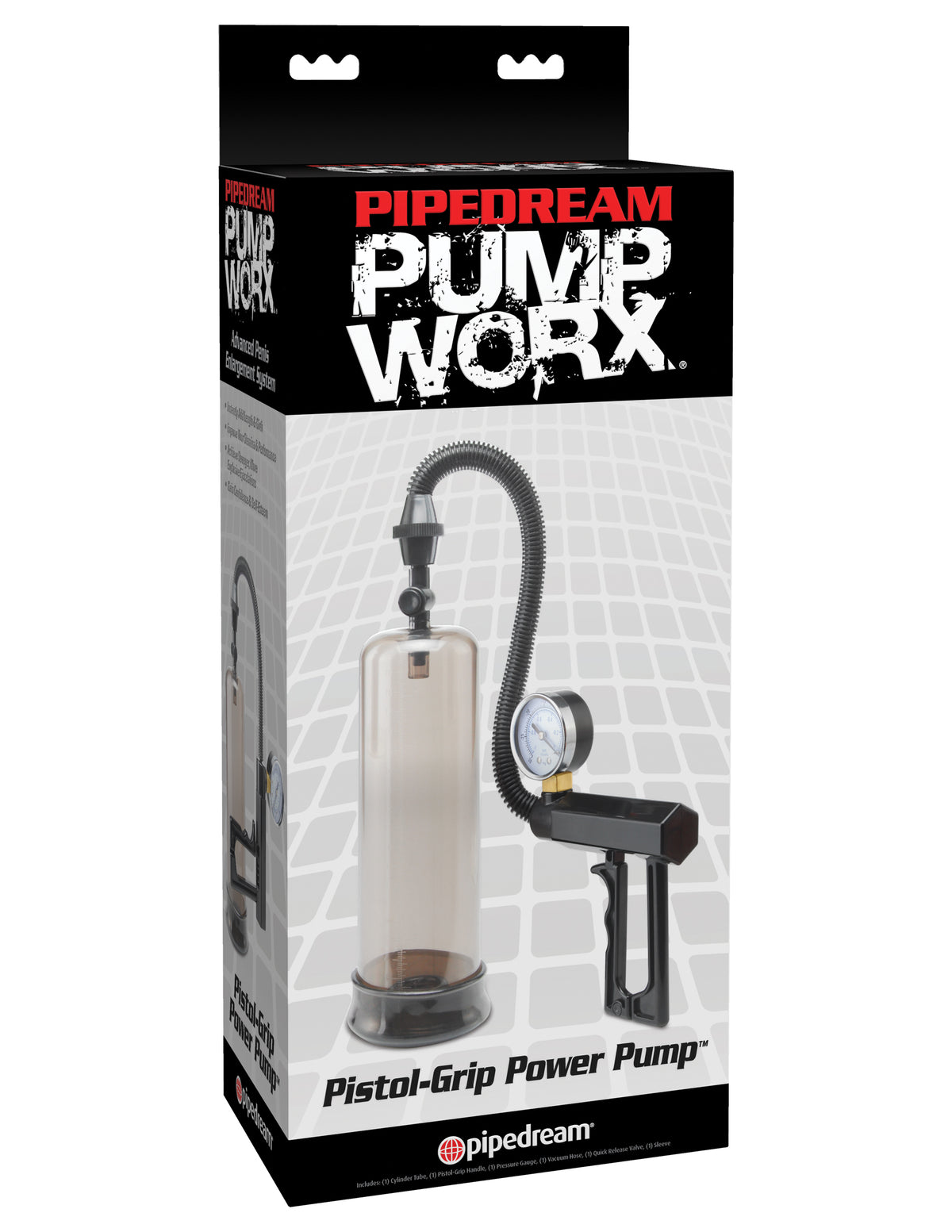Pump Worx Pistol-Grip Power Pump - Black by Pipedream from LoveMart Co.