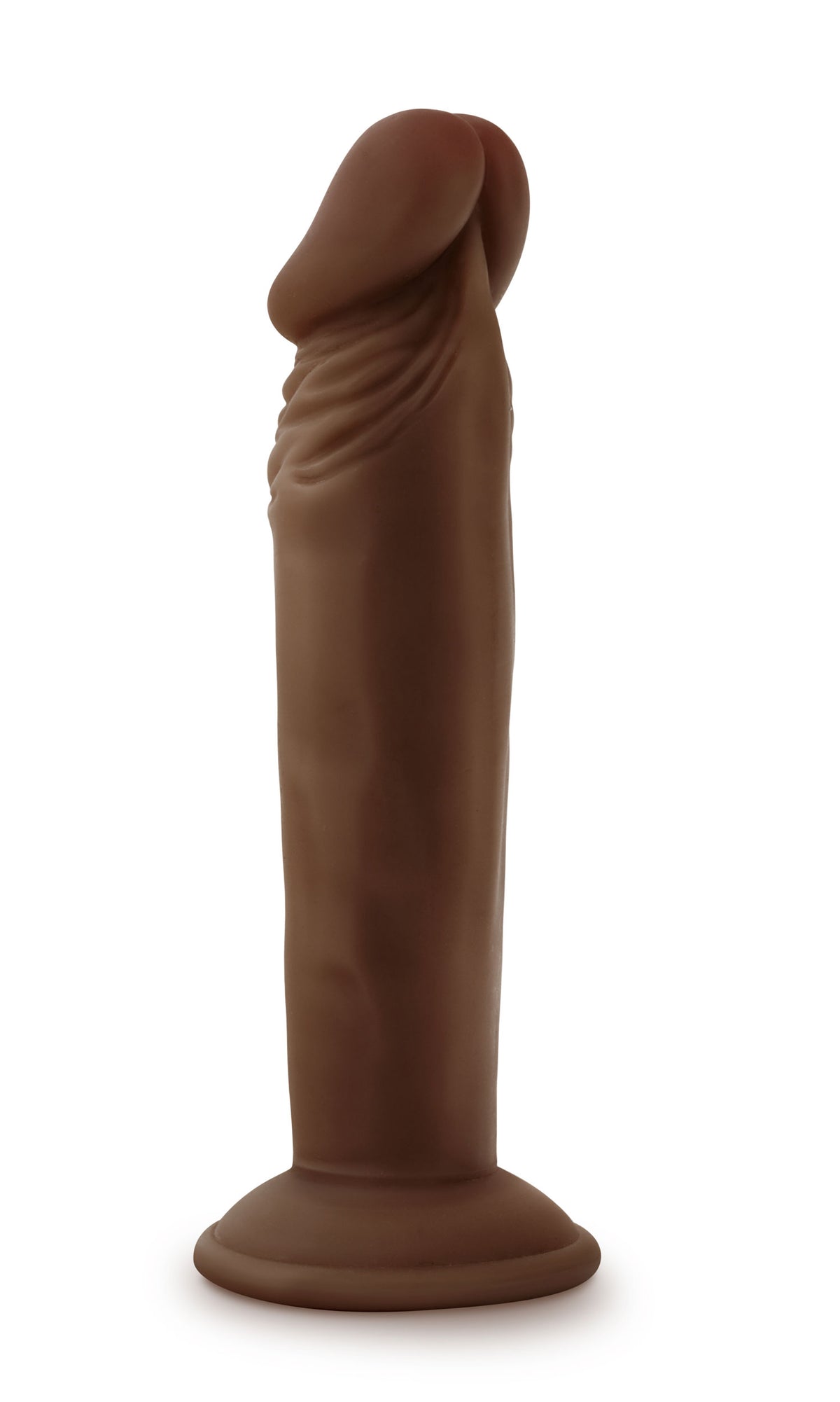Dr. Skin Plus - 6 Inch Posable Dildo - Chocolate by Blush from LoveMart Co.